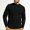 Black men long sleeve pullover sweater a1, variant on Men's Long Sleeve Knitted Sweater Pullover Fall Winter Casual Basic Tops Solid Color Fashion Comfortable Daily Wear Street Style Outfits, Gray 2XL