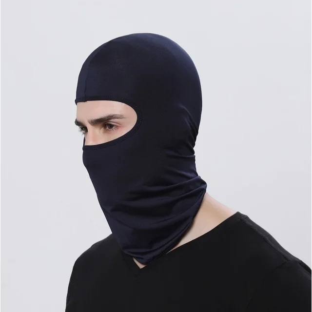 Pasamontañas de LICRA para motocicleta, Bandana para ciclismo, sombrero para la cara, capucha táctica, casco para deporte al aire libre