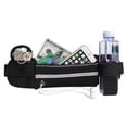 thumbnail image 4 of Riñonera con cinturón para correr, botellas de agua ajustables para caminar, Fitness, ciclismo, entrenamiento, gimnasio, 4 of 5