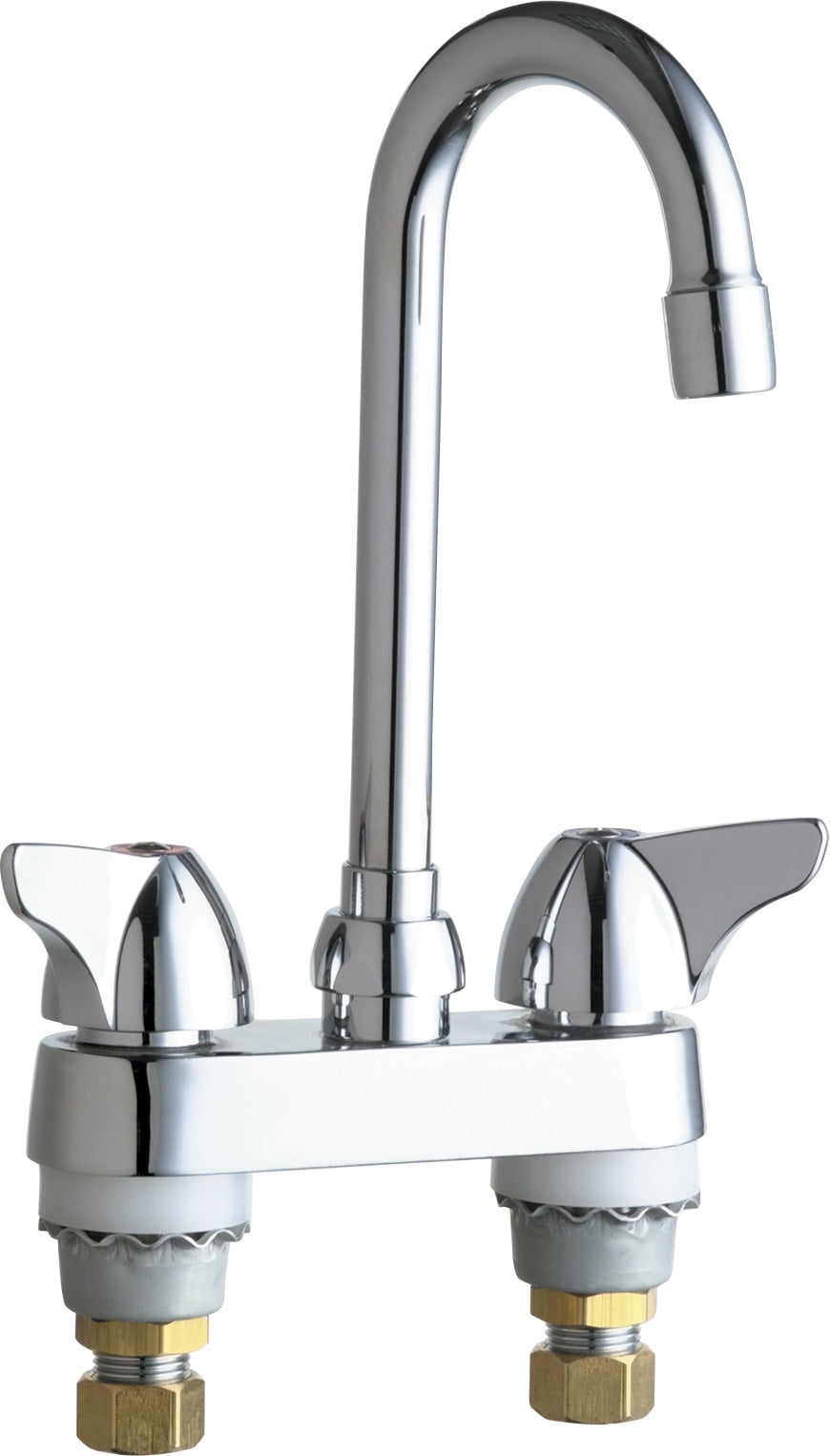 Chicago Faucets 1895AB Chrome Commercial Grade High Arch Bathroom
