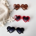 thumbnail image 5 of Gafas de sol BULINGNA Kids para niños pequeños en forma de corazón, antiUV 1-8T, 5 of 5