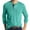 Sky Blue, variant on FAIWAD Men's Long Sleeve T-Shirt Button Casual Classic Lightweight Cotton Tops Big and Tall Basic Plain Tees
