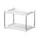 thumbnail image 1 of Estante organizador de condimentos perfecl doble capa acero inoxidable, 1 of 8