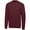 MAROON, variant on Augusta sportswear Men's 60/40 Fleece Crewneck Sweatshirt - 5416