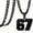 Black, variant on 67 Necklaces Silver Stainless Steel Mens Womens 6 7 Meme Chain Necklace For Football Basketball Soccer Baseball Team Number Sport Six Seven Pendant Birthday Gifts
