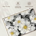 thumbnail image 6 of Elephant Stock Puffy White Flowers Wall Art - Horizontal Canvas Wall Art - Living Room Wall Decor - Floral And Botanical Canvas - Gray And White Decor - 30" x 20", 6 of 8