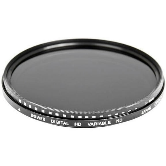 Bower Variable 8-Stop Neutral Density (ND) Filter for SLR & DSLR Cameras, 58mm