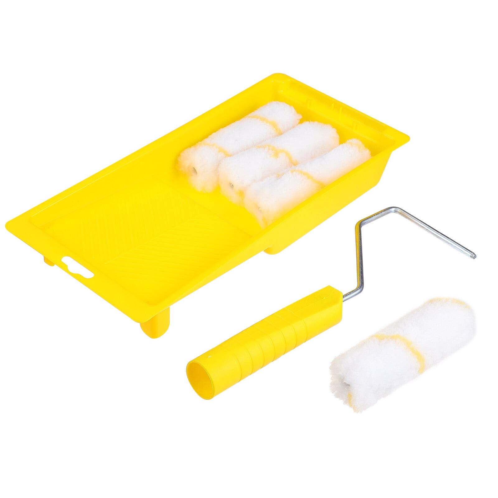 Rosarivae 1 Set DIY Wall Paint Roller Brush Set Roller Wall Paint Tools