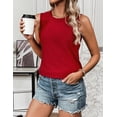 thumbnail image 5 of Zeagoo Tank Tops for Women 2025 Sleeveless Crew Neck Shirts Eyelet Casual Summer Top Dressy, 5 of 7