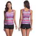 thumbnail image 2 of Women‘s Tancibi Swimwear Back Hand Up Up Pingpe Street Swimming Pants Two-Piece, 2 of 8