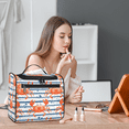 thumbnail image 6 of Herdesigns Crab Hanging Toiletry Bag for Women, Ocean Waterproof Makeup Organizer Cosmetic Travel Bag for Accessories, 6 of 7
