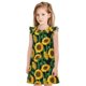 thumbnail image 1 of Fotbe Sunflower 1 Vestido de Dormir para Niñas de 3 a 10 Años, Mangas Cortas, Estilo Princesa, Pijama Camisón con Mangas Voladas-XX-Large, 1 of 6