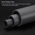 thumbnail image 6 of Rigid Round Pipe 45.2mm ID 50mm OD 20cm/8" Length Dark Grey High Impact for Water Pipe, Crafts, 6 of 6
