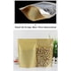 thumbnail image 4 of 50PCS Kraft Paper Stand Up Food Bags, Reusable Ziplock Seal Bags, Kraft Paper Food Storage Pouches, with Window, 12x20cm, 4 of 4