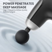 Gasky Mini Massage Gun, Deep Tissue Muscle Massager for Back Neck Muscle Relieve, Christmas Gift for Men & Women, Black