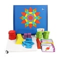 thumbnail image 1 of Bloques de Patrones de Madera, JUEGO DE ROMPECABEZAS DE FORMA GEOMÉTRICA Innovadora para Niños Regalos, 1 of 7
