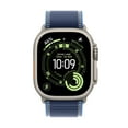 thumbnail image 2 of Apple Watch Ultra 3 GPS + Cellular 49mm Natural Titanium Case with Bright Blue Trail Loop - S/M, 2 of 9