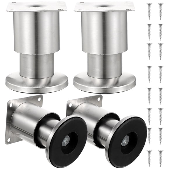 WRISTBIQUE 4Pcs Adjustable Metal Furniture Legs with Stable Support for Couch Table Cabinet