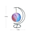 thumbnail image 3 of HOARBOEG Iron Decorative Lamp, Battery Powered Iron Table Lamp, Color Changing (Automatic), LED Iron Decorative Lamp Holiday Bedroom Romantic Decorations Decorative light Black, 3 of 9
