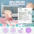thumbnail image 5 of 2.2 Inch Ball Pit Balls (200/500/1000 Pcs) - Non-Toxic Phthalate Free BPA Free, Soft Plastic Play Balls for Toddlers Kids 1-3, Baby Playpen, Indoor Games, Pool, Pets, 5 of 7