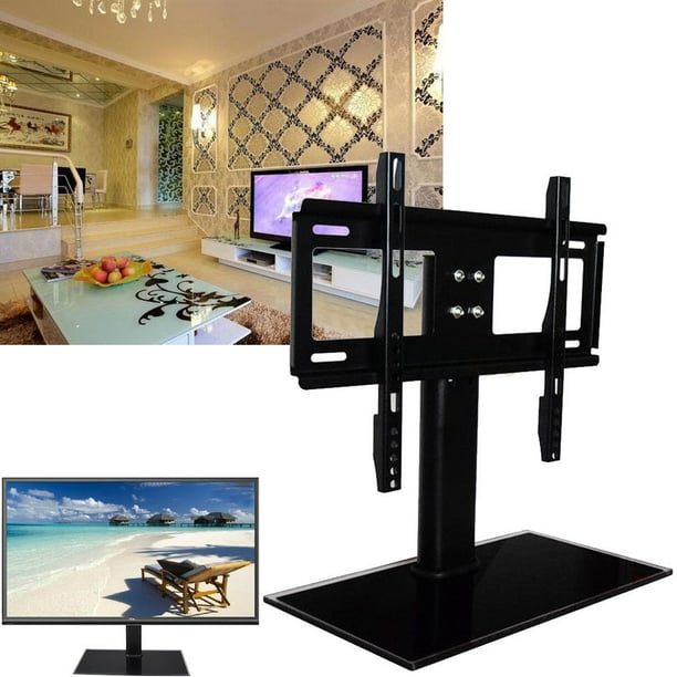 Zaqw Swivel Table Top Tv Stand For 26, Sony 55 Inch Tv Table Stand
