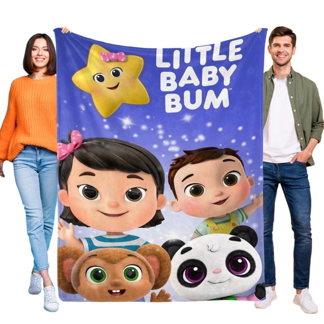Little Baby Bum anti-pilling, suave, ligera, esponjosa y acogedora de lujo para hogar y cocina – Perfecta para niños y adultos,120X180cm