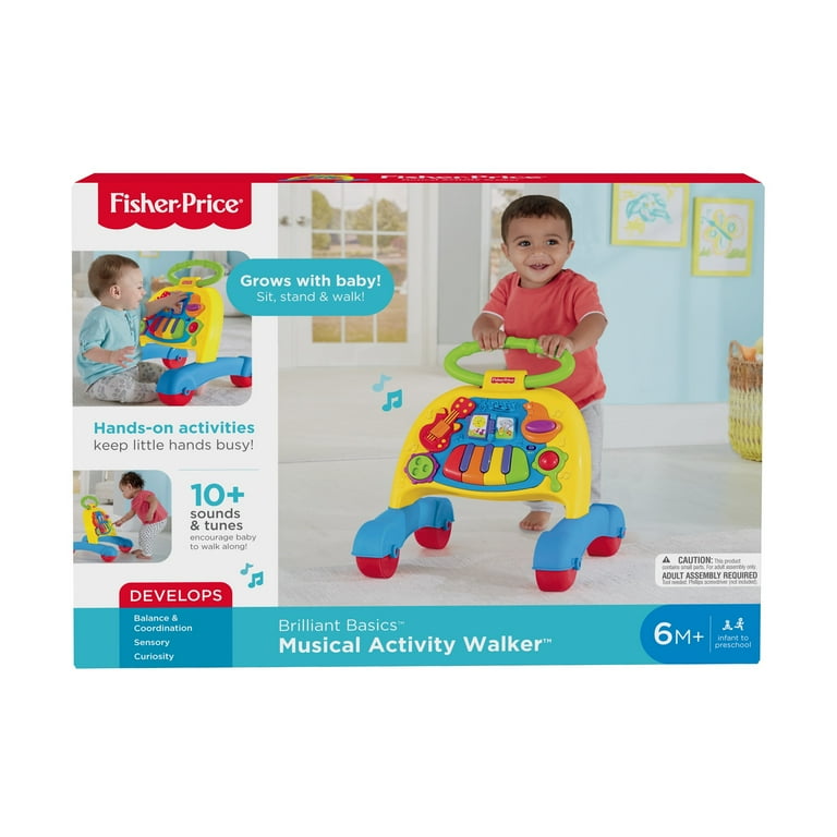 Fisher Price Brilliant Basics Musical Activity Walker Infant Toy