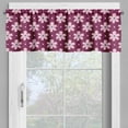 thumbnail image 2 of Ambesonne Pink Polka Dots Valance Pack of 2, Petals with Hearts, 42"X12", Pale Pink Dark Magenta, 2 of 5