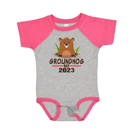 

Inktastic Groundhog Day 2023 Gift Baby Boy or Baby Girl Bodysuit