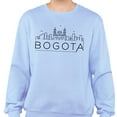 thumbnail image 2 of Skyline Bogota Colombia Sweatshirt Unisex Medium Light Blue, 2 of 5