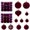C, variant on JIhuahe 48pcs Flocked Christmas Balls, Plastic Ball Decorations Set for Christmas Tree, Festive Ornaments for Christmas Home Decor,A