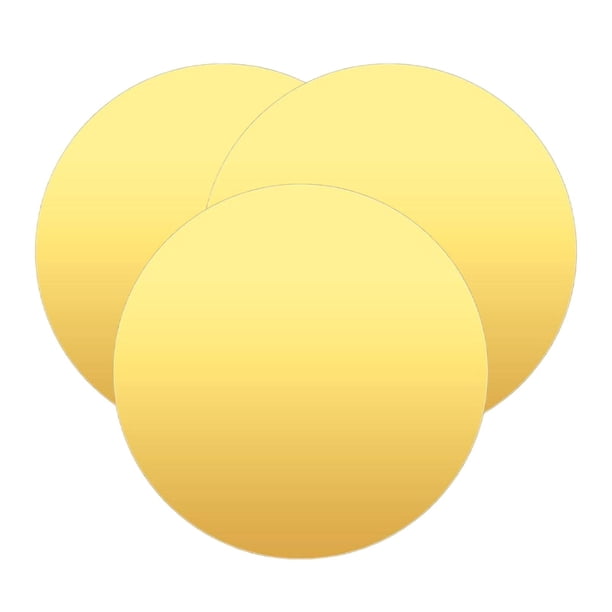 3 piezas de espejos redondos de 8 "para centros de mesa para mesas, espejos circulares, platos de vela, plato de espejo redondo de Navidad para
