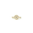 thumbnail image 3 of 3/4ct Diamond Engagement Halo Yellow Gold Wedding Ring, 3 of 3