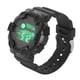 thumbnail image 3 of Reloj deportivo digital para hombre con doble horario, resistente al agua, con correa de PU, cronómetro, alarma y cuenta regresiva, color negro., 3 of 14