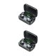 thumbnail image 3 of Injueey Wireless Bluetooth-compatible Earbuds Rechargeable Sweatproof Noise Earphones Microphone Calling Cancelling Headset with Sports 1 2Conjunto, 3 of 6