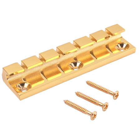 

Guitar Bridge 6 Strings Saddles Hardtail Metal Guitar Parts for Electric Guitar with Screw