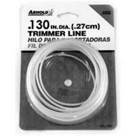 Arnold WLS-1130 Residential Trimmer Line, .130" Dia x 120' Length