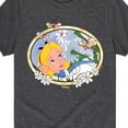 thumbnail image 3 of Disney - Alice In Wonderland - Alice Daisies - Toddler & Youth Short Sleeve Graphic T-Shirt, 3 of 5