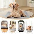 thumbnail image 7 of Zacenei Dog Bed Mat,Soft & Comfortable Dog Kennel Pad, Multi-Purpose Dog Crate Bed & Dog Bed Mats Durable Dog Plush Crate Mat for Dog & Cat-Ideal for Crate, Kennel, Home Use [Light Gray,L(33*22in)], 7 of 7