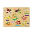 thumbnail image 1 of H Wooden Number Lette Puzzle Early Learning Kids Educational Toys, 1 of 1