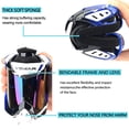 thumbnail image 4 of Gafas de moto Ubelly YC Racing, flexibles y resistentes al viento, azules, 4 of 7