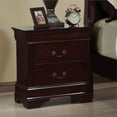 thumbnail image 4 of Coaster Home Furnishings 203972 Traditional Nightstand, Cherry, 4 of 4