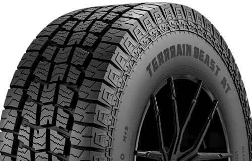 だいこん Lexani 4 Terrain Beast AT LT Tires, 265/70R16 118S 10-PLY