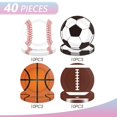 thumbnail image 4 of Platos para fiesta Fitoyplak, 40 piezas, 18 cm, temática deportiva, 4 of 6