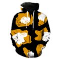thumbnail image 1 of Sudadera con capucha y cremallera para hombre, con textura de piel de animal, estilo Harajuku, con estampado 3D, informal, de gran tamaño, gran oferta 2024, estilo hip hop para adolescentes., 1 of 6