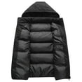 thumbnail image 3 of Men's Lightweight Packable Puffer Vest Jacket Quilted Water-Resistant Windproof Vest Zip Up Sleeveless Down Jacket with Pockets Winter Padded Casual Lightweight Outerwear for Hiking Golf,Black M, 3 of 3
