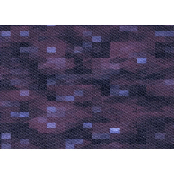 Ahgly Company Indoor Rectangle Patterned Deep Periwinkle Purple Area Rugs, 7' x 10'