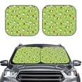 thumbnail image 2 of Kll Guinea Pigs Windshield Sun Shade 2-Piece Foldable Car Front Window Sunshade For Most Sedans Suv Truck - Auto Sun Blocker Visor Protector Blocks Max Uv Rays - Large, 2 of 7