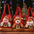 thumbnail image 6 of Christmas Holiday Doll Bags Small Holiday Bags Christmas Knitted Doll Present Bags Santa Snowman Deer Doll Storage Bag Holiday Decoration Fruit Bag Clear Containers Pantry Airtight Container, 6 of 9