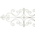 thumbnail image 6 of Sintosin White Metal Wall Art 45x18 Inch, Rustic Wrought Iron Scroll Wall Decor, Large Antique Hanging Accents for Living Room, Bedroom, Entryway Home Decor, 6 of 9